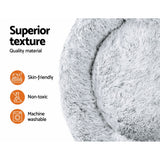 i.Pet Pet Bed for Dogs & Cats 110cm Light Charcoal