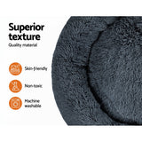 i.Pet Pet Bed for Dogs & Cats 110cm Dark Grey