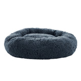 Large Cat/Dog Soft Plush Bed Dark Grey - 90cm
