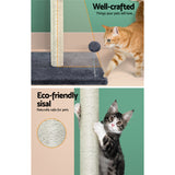 i.Pet Cat Tree 105cm Scratching Post Grey