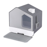 i.Pet Cat Litter Box Large Grey