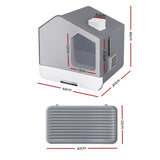 i.Pet Cat Litter Box Large Grey