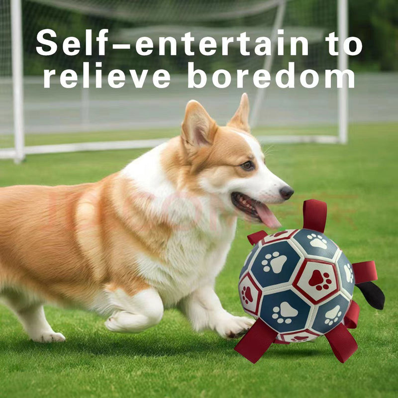 Pet Products Interactive Dog Soccer Tug-of-War Toy