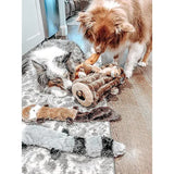 Squeak and Rattles 3-Pack Plush Chew Toys for Large Medium Dogs