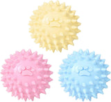 Dog Toy - Spiky Ball, No Squeaker - Chew Toy - Small Rubber Spike Toy