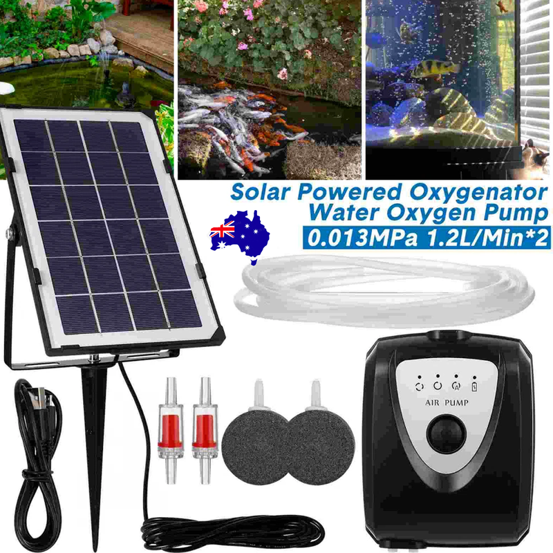 Solar Powered Air Pump for Fish Tank