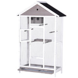 Wooden XXL Pet Cages - Grey