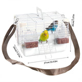 Portable Bird Carrier Cage