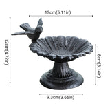 Retro Petal Shaped Bird Feeder - Outdoor Garden Decoration
