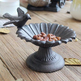 Retro Petal Shaped Bird Feeder - Outdoor Garden Decoration