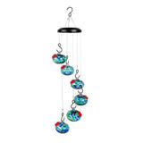 Hanging Hummingbird Nectar Dispenser for Attracting Birds - Red Blue