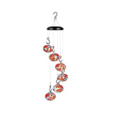 Hanging Hummingbird Nectar Dispenser for Attracting Birds - Red Blue