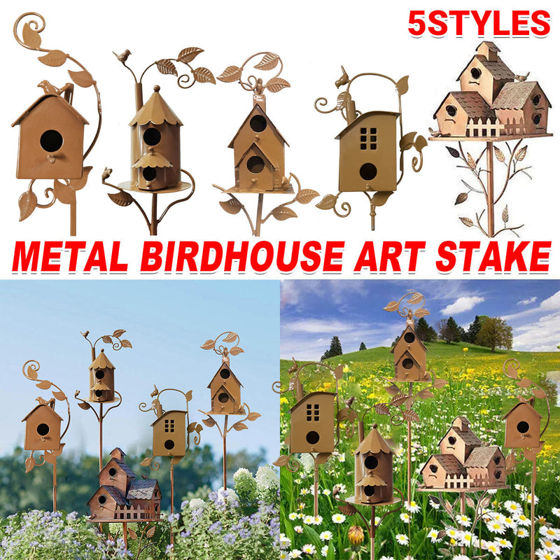 Birdhouse Outdoor Garden Ornaments