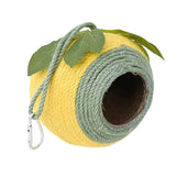 Bird Nest Coconut Shell Hanging Bed White-Green-Screw Model