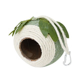 Bird Nest Coconut Shell Hanging Bed White-Green-Screw Model
