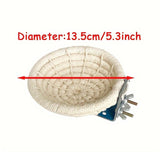 Nest Parrot Straw Nest for Small Birds Cotton Rope