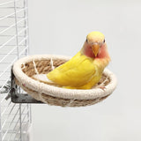Nest Parrot Straw Nest for Small Birds Cotton Rope