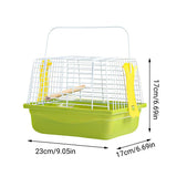 Portable Parrot Exterior Small Bird Cage