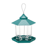 Garden Hanging Wild Bird Feeder Gazebo Green