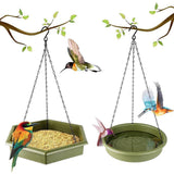Green Outdoor Automatic Hummingbird Water Feeder