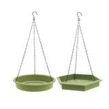 Grey Outdoor Garden Hanging Bird Feeder