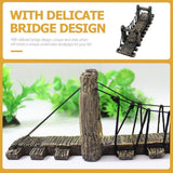 Resin Aquarium Suspension Bridge Fish Tank Accessory - L