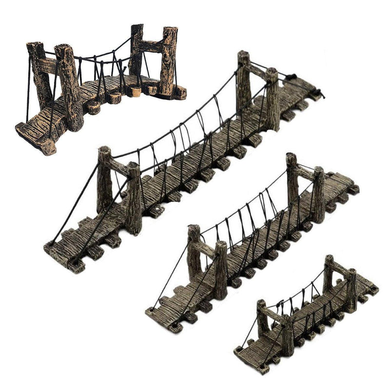 Resin Aquarium Suspension Bridge Fish Tank Accessory - M