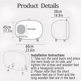 Cat Litter Box Semi-closed Green