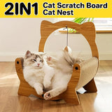 2in1 Cat Nest Scratching Board