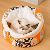 Insulated Winter Pet House Orange M