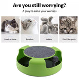 Catch The Mouse Interactive Cat Training Scratchpad - Red