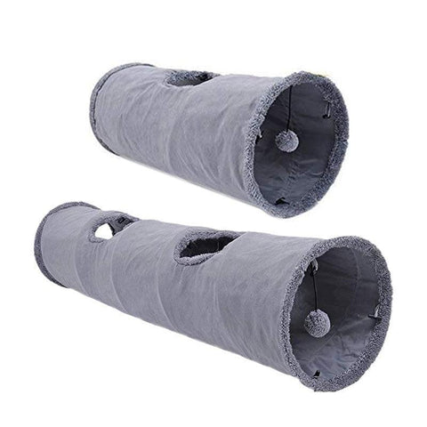 Play Hide Tube With Ball For Large Cat Dogs Rabbit