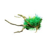 Aquarium Artificial Wood and Plants Fish Decoration - Green