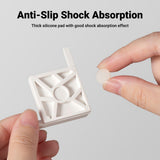 5pcs Plastic Fish Tank Base Bracket Corner Guard for Aquarium Tanks Black-L