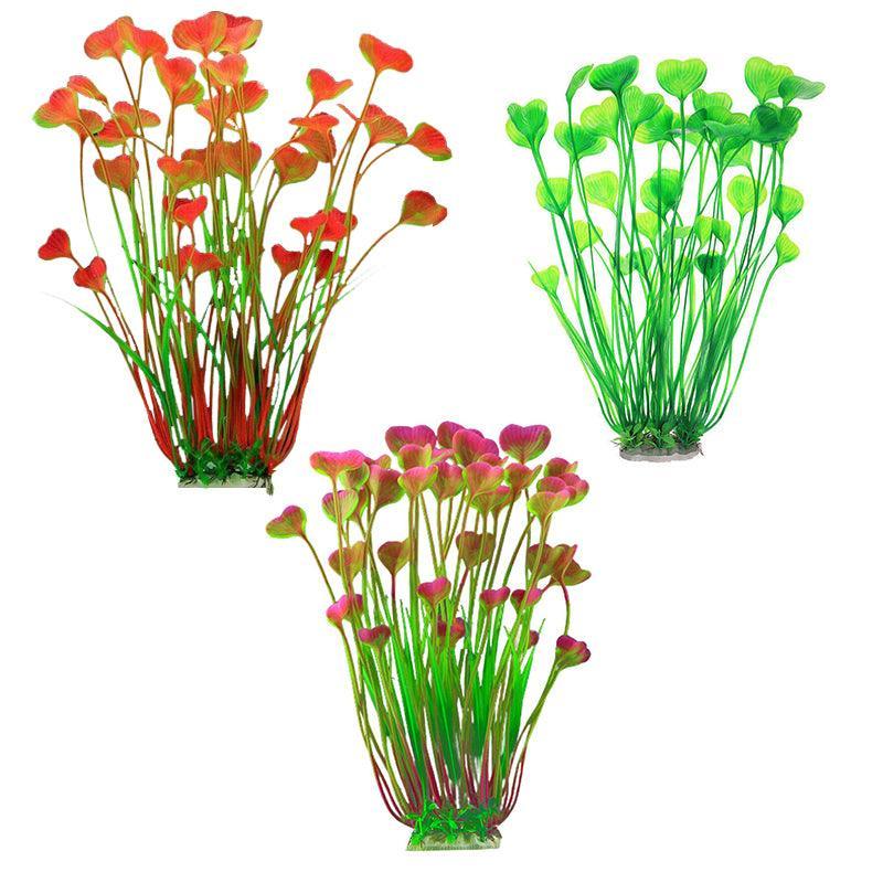 Artificial Aquarium Water Plants - Pink - 40cm