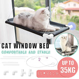 Cat Window Bed Suction Cup Hammock Black Hanging Seat