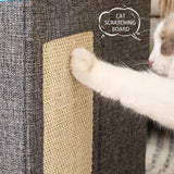 Foldable Pet Cat Calming Bed Navy