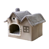 Removable Washable Pet House - Grey - Large