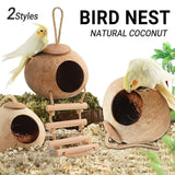 Natural Coconut Bird Nest - Stairs type