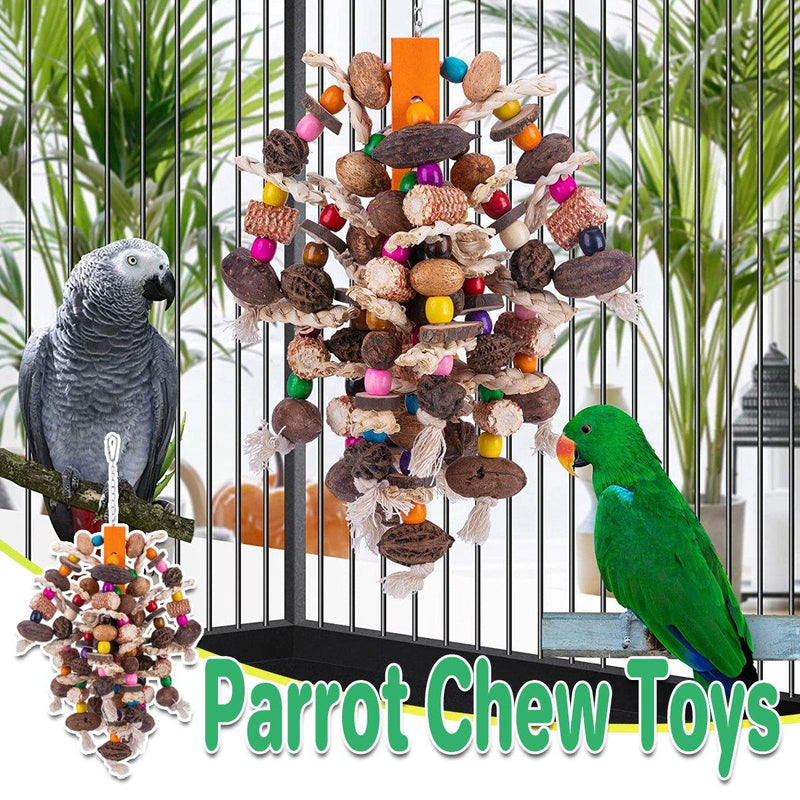 Colourful Parrot Chew Corn Cob Toy