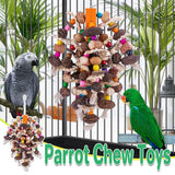Colourful Parrot Chew Corn Cob Toy