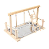 Wooden Bird Playground Ladder Perch Gym