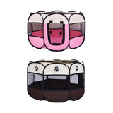 Pet Fence Indoor Cat Dog Tent S Pink