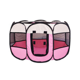 Pet Fence Indoor Cat Dog Tent S Pink