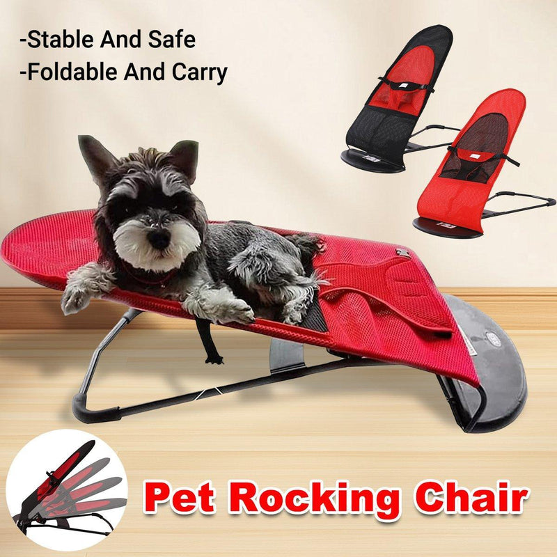 Pet Rocking Chair for Dogs & Cats Black