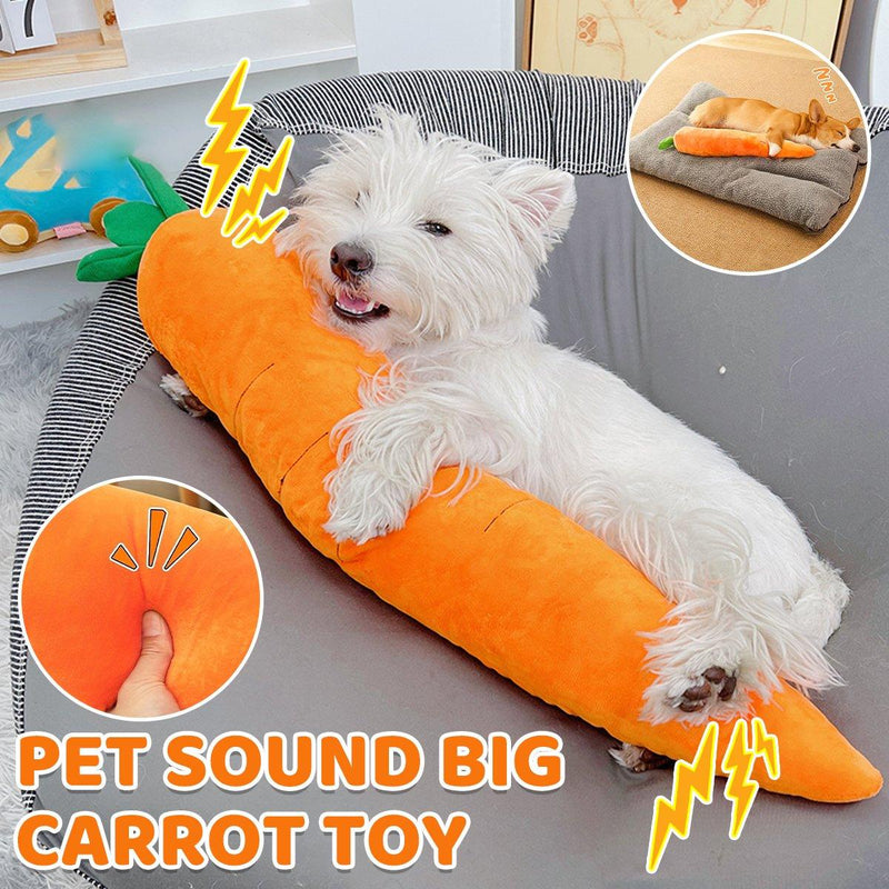 Plush Radish Toy for Pets