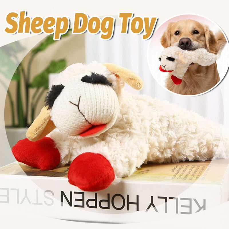 Lamb Shape Dog Toy Soft Plush Chew Toy