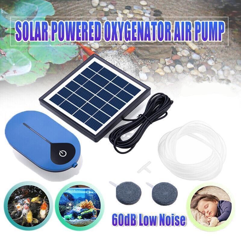 Solar Powered Air Pump Fish Pond