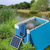Solar Powered Air Pump Fish Pond
