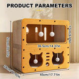 Wear-resistant Cat Scratch Board House